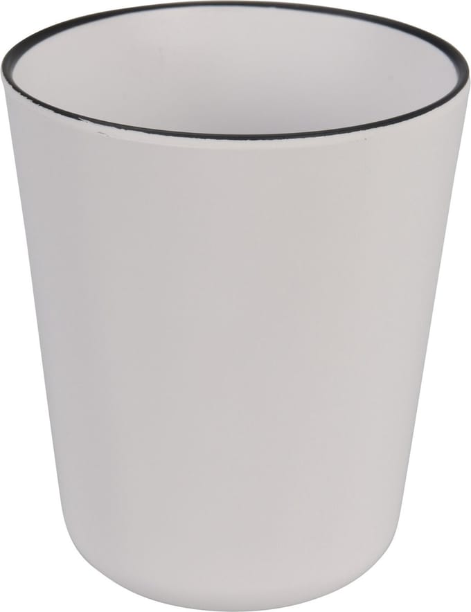 Beker melamine 450ml wit