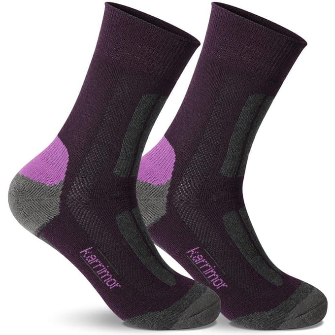 Karrimor Dames Wandelsokken (Set van 2) (Paars)