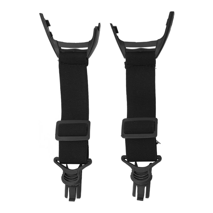 2 Stuks Jachtbrilband Verstelbaar Comfortabel Jachtbril Elastische Band voor Snelle Rail zwart