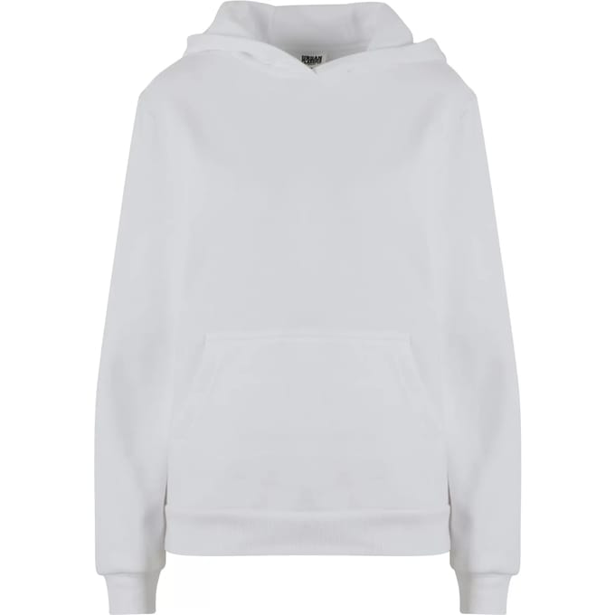 Urban Classics - Organic Loose Brushed Fleece Hoodie/trui - S - Wit
