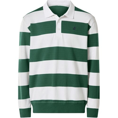 ESMARA MEN U.S. Grand Polo Heren rugbyshirt (groen, M)