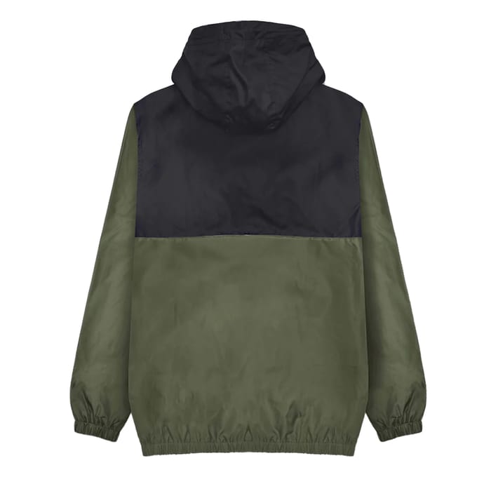 Lambretta Heren Scooter Overhead Jas (Khaki Groen/Zwart)
