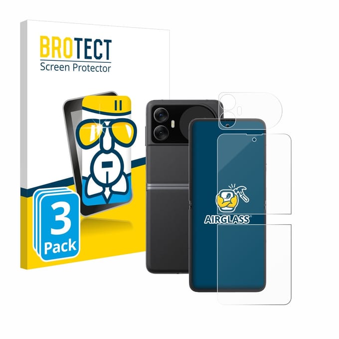 Screenprotector 3 Stuks voor Blackview Hero 10 (Voor+Achter) Beschermglas transparant