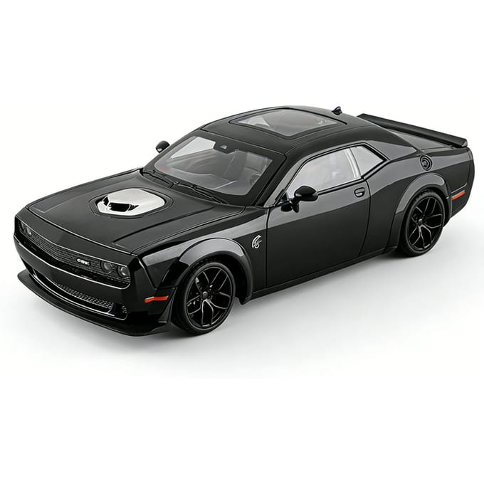 Auto Naar 1:18 Hellcat Simulatie Legering Auto Model Geluid En Licht Pull Back Kinder Speelgoedauto