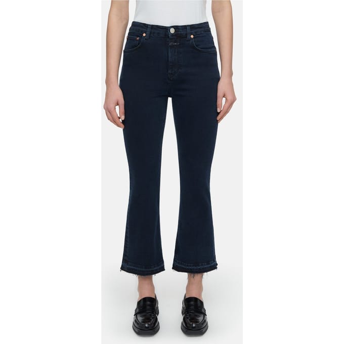 Closed Hi-sun Jeans Blue/black Maat: W24L34 | Flared Jeans Outlet | Dames | Blauw
