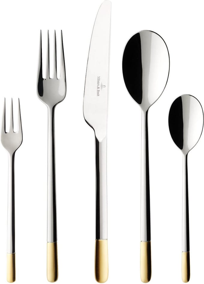 Villeroy & Boch Bestekset Ella - 30 delig / 6 personen - Verguld