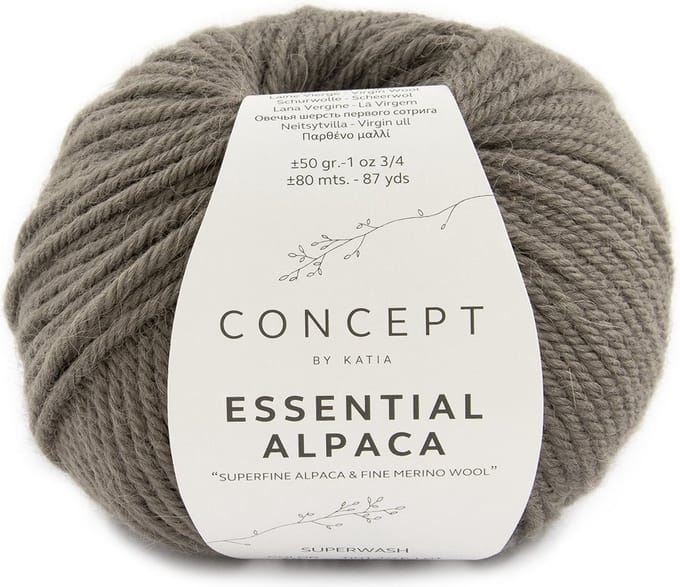 Katia Concept Essential Alpaca 78 Beige grijs