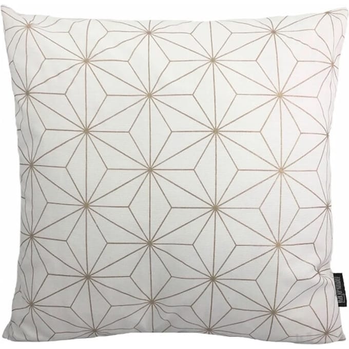 Gek op kussens! Sierkussen nadal white/gold | 45 x 45 cm | katoen/polyester