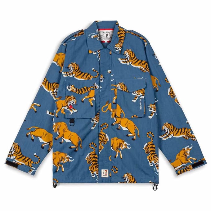 Grimey Vita Deorum Trainingsjack Blauw S Man