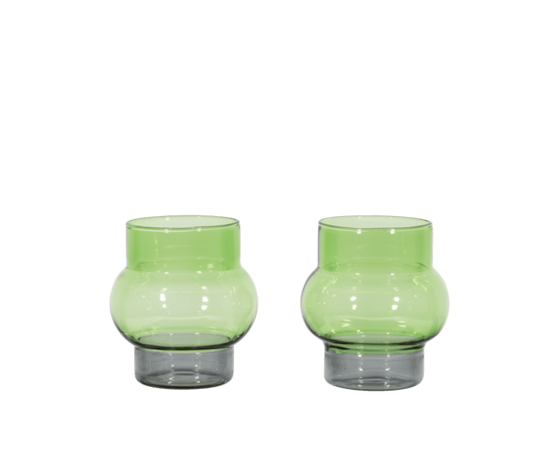 Tom Dixon - Bump Short glazen set - groen