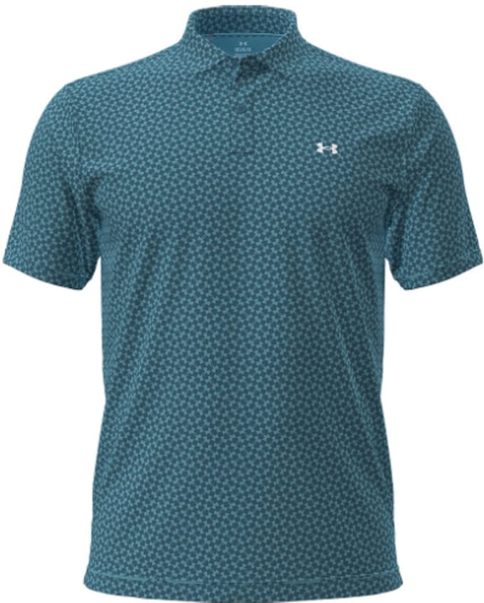 Under Armour T2G Pique Polo Print Diagonal Hearbeat
