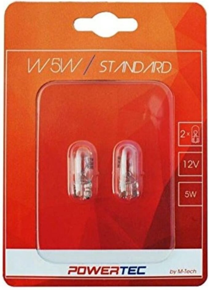 Powertec W5W 12V - Standaard - Set