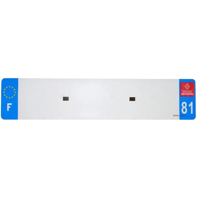 Nummerplaatstrip voor pvc Top Plaq 81