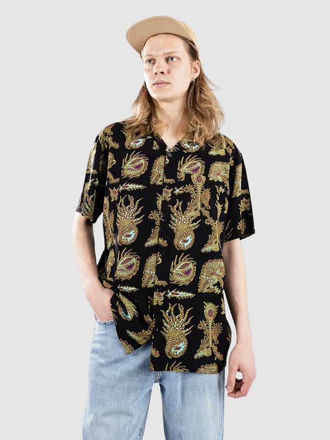 Volcom Fa Tetsunori Shirt zwart