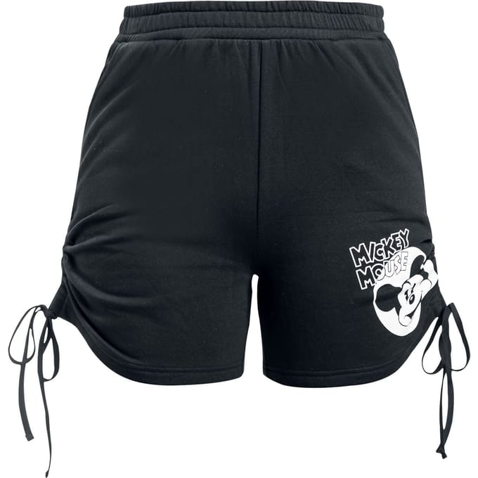 Mickey & Minnie Mouse - Disney Hotpants - Black & White - S - voor Vrouwen - zwart