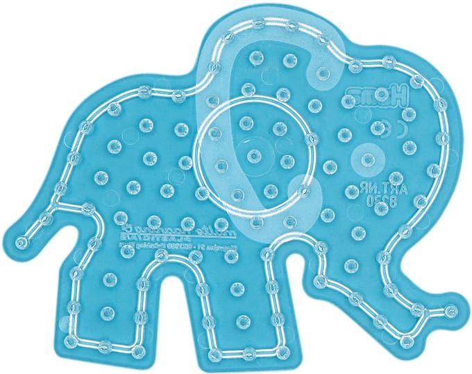 Hama - Strijkkralen grondplaat - Maxi - Olifant - Transparant (2678230)