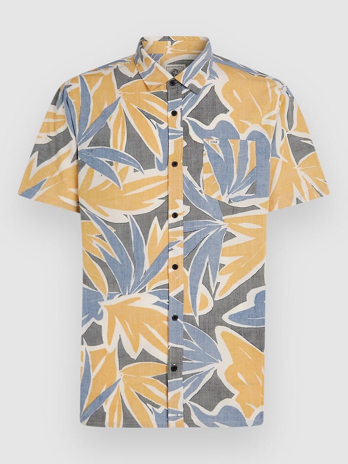 O´neill Og Eco Standard Seafoam Overhemd Met Korte Mouwen Grijs XL Man