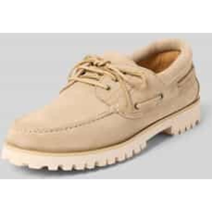 Bootsschoenen van leer met geprofileerde zool