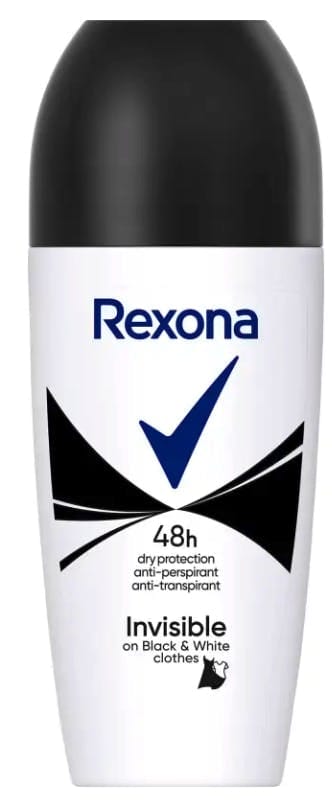 Rexona Women Invisible On Black &amp; White Clothes Roll-On 50 ml