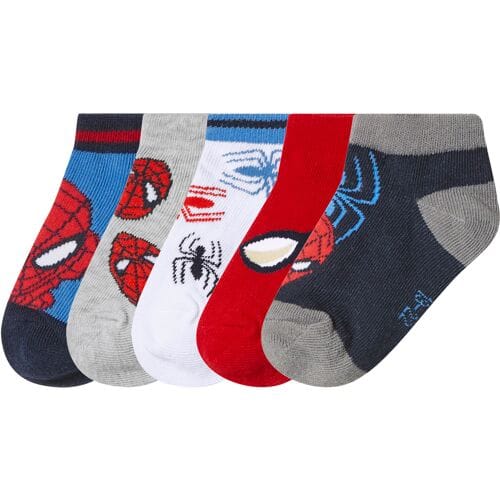Lidl 5 Paar kinder sokken (Spiderman, 19-22)