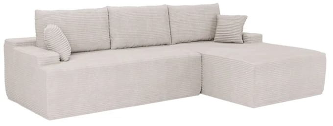 Coredo Bank - Corduroy bekleding - Rechts - Beige