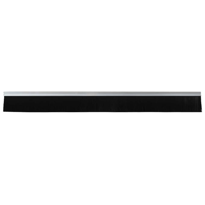 vidaXL - Zelfklevende - Deurborstels - 2 - st - Zilver - 100 - cm - Aluminiumlegering