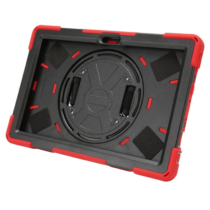 Robuuste Tablethoes Valbescherming Schokbestendige Tablethoes met Handvatband Stand Schouderband voor black