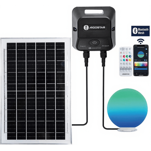 Aigostar Bluetooth Mesh, slimme zonne-grondlamp 35 W RGBCCT kleurrijke gloeilamp