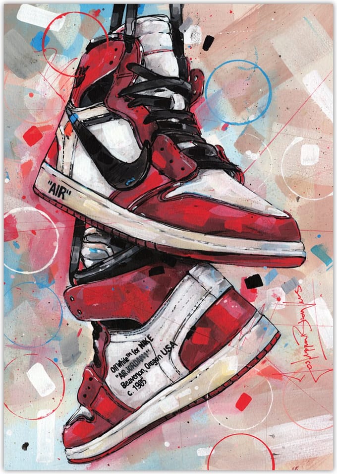 Sneaker poster Off White Chicago 29,7x42 cm (A3)
