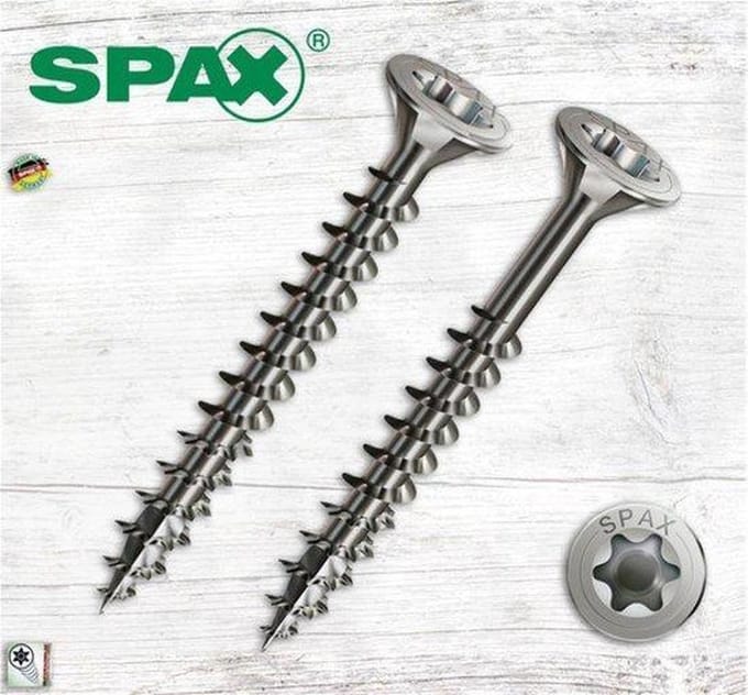 Spax spaanplaatschroef vz pk 3.0x45mm pz1