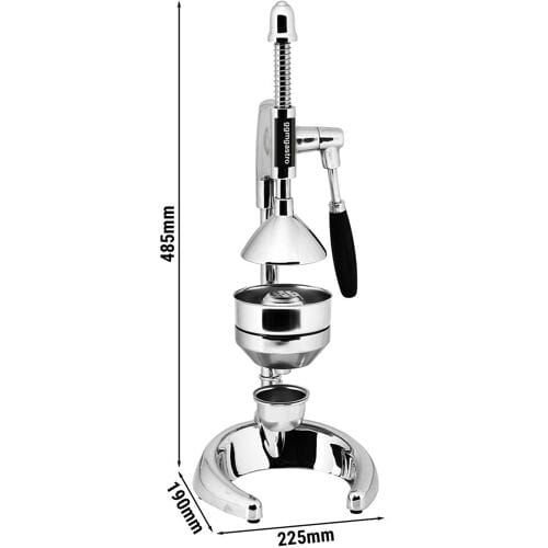 GGM Gastro Manuelle Fruchtsaftpresse - Monddesign - Chrom