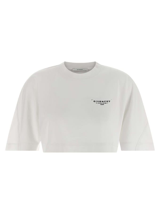 Givenchy Witte Katoenen T-Shirt