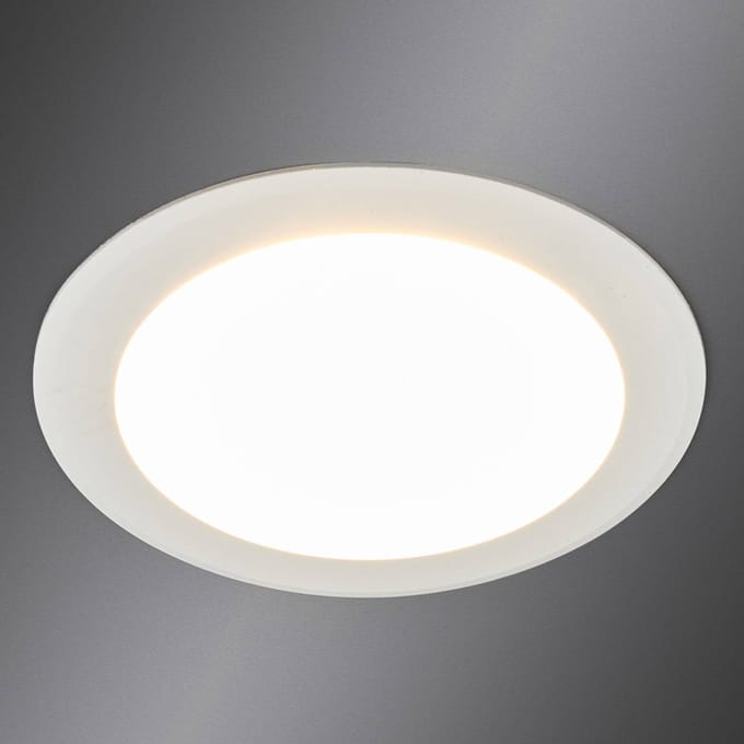 Arcchio Arian - LED inbouwspot in wit, 11,3 cm 9W