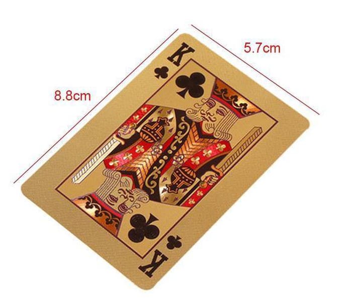 Luxe Gouden Speelkaarten / Poker kaarten waterdicht Geplastificeerd