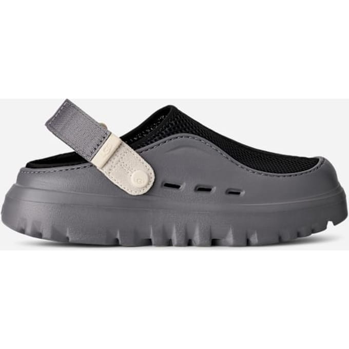 UGG® PeakMod Breathe Clog in Metal/Black/Jasmine, Size 7, Recycled Materials/Polyester