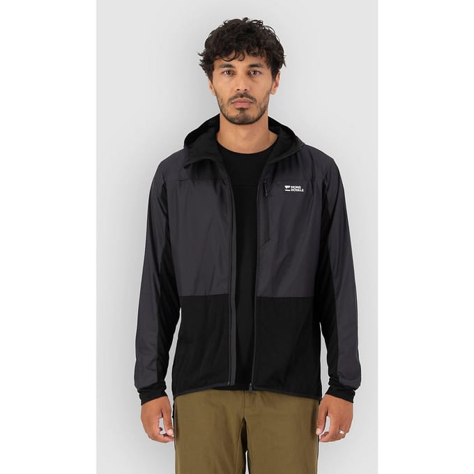 Mons Royale Diversion Merino Windbreaker zwart
