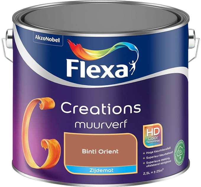 Flexa - Creations Muurverf Zijdemat - Binti Orient - Mengverf - 2,5 L