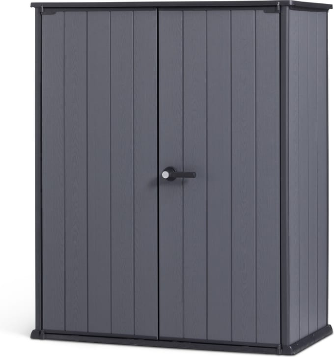 Keter Cortina Alto Tuinkast - 1400L - 140x73,6x170,4cm - Grijs