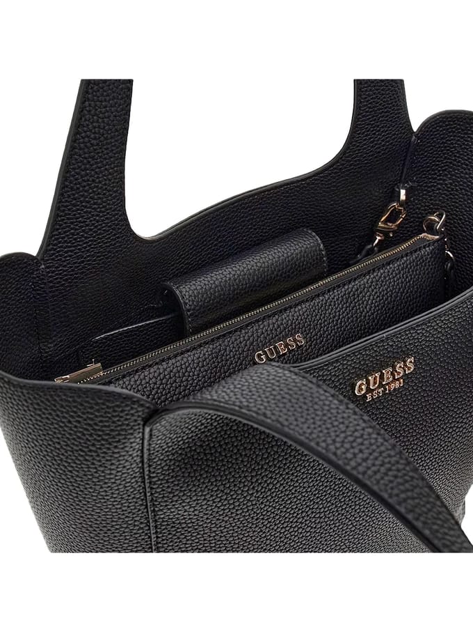 Guess Grote Schoudertas Dames - Halina - Zwart