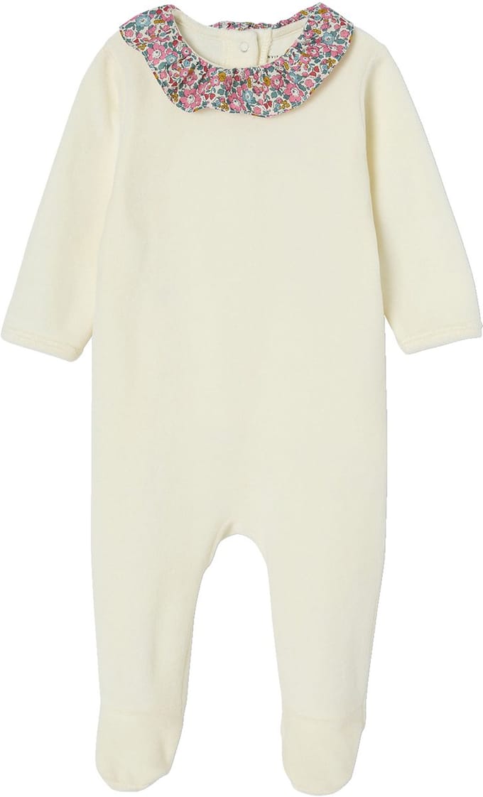 Envie de fraise Pyjama van fluweel en Liberty-stof