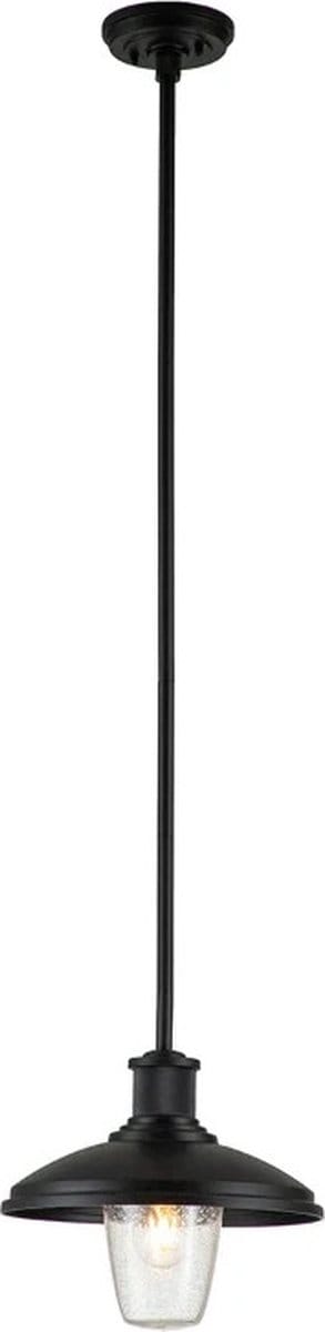 Kichler LED Buiten Hanglamp Allenbury | 1X E27 Max 40W | IP44 | Dimbaar | Textured Black
