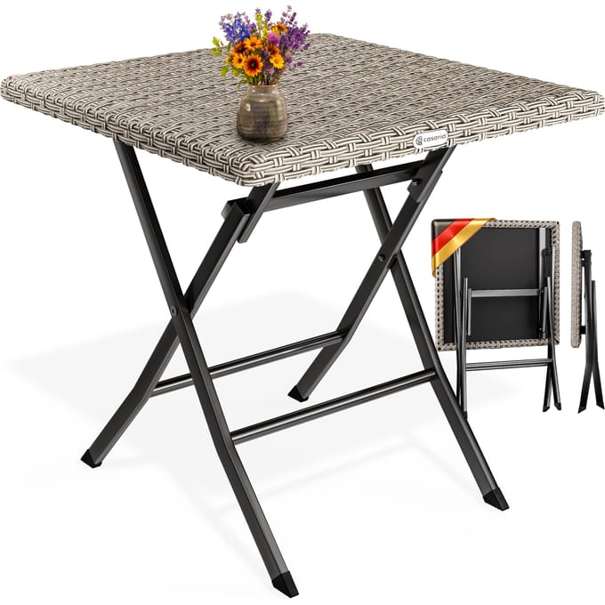 Klaptafel Rome Crème Kunststof 75x65x65cm