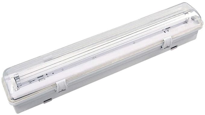 Waterdicht led-scherm EDM Grijs 18 W Fluorescerende buis