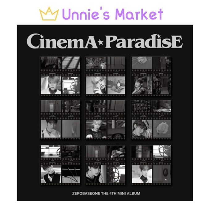 ZEROBASEONE - CINEMA PARADISE DIGIPACK ver. NO POB(Album only)_RANDOM gray