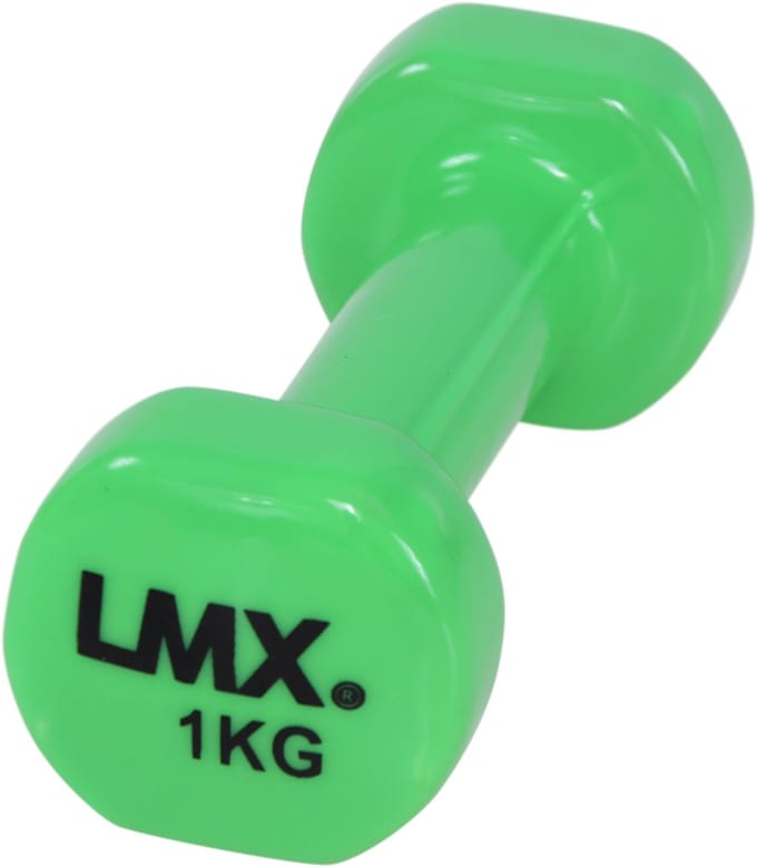 LMX Vinyl dumbbellset l 1kg l Groen