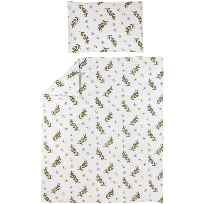 Meyco Baby Lemon dekbedovertrek ledikant - soft yellow - 100x135cm