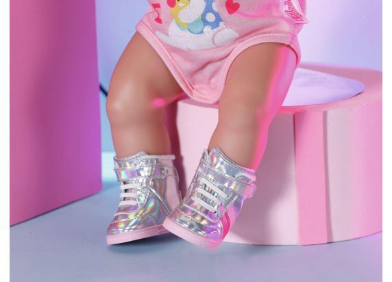 Zapf Creation BABY born Sneakers Zilver 43cm Poppen toebehoren