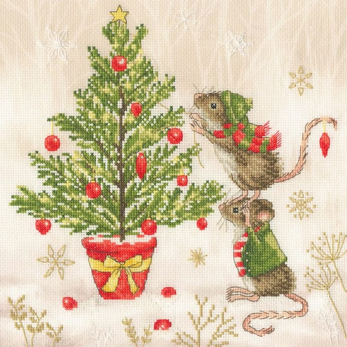 Bothy Threads Sarah Summers Decorating Double Act borduren (pakket) XSS25