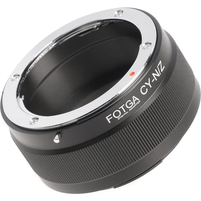 FOTGA Hoge Precisie Lens Mount Adapter Ring Aluminiumlegering Vervanging voor Contax/ Yashica C/Y zwart