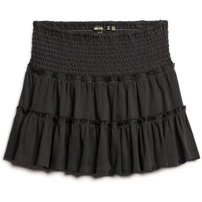 Superdry - Gelaagde jersey minirok - Dames - Rokken